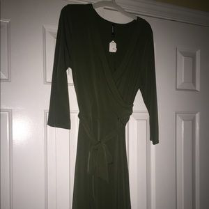 Brand New Women’s Olive Wrap Dress